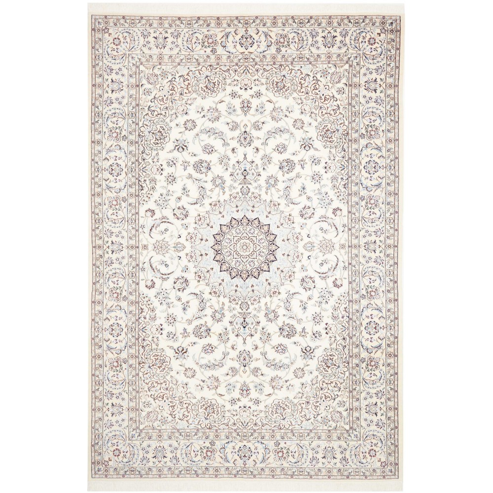 Tappeto Nain 9La Persia bianco grigio 208x310