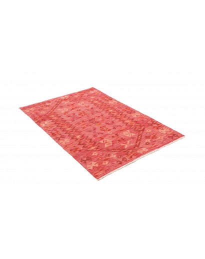 Tappeto Kilim Afghanistan rosso marrone 99x147