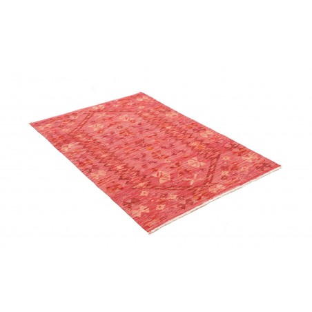 Tappeto Kilim Afghanistan rosso marrone 99x147