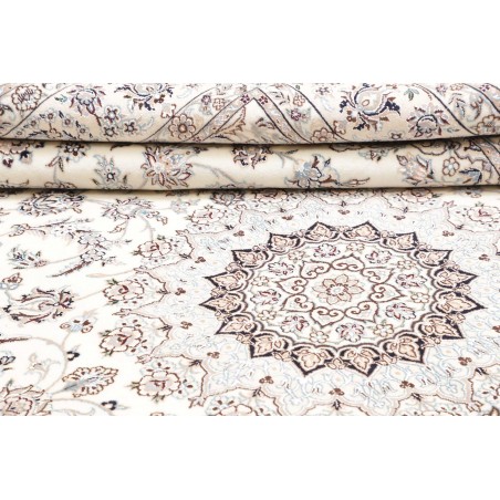 Tappeto Nain 9La Persia bianco grigio 208x310