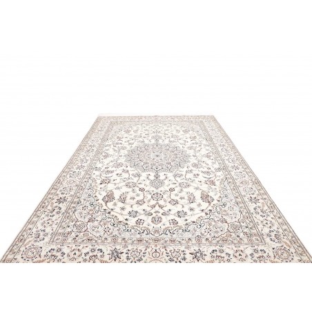Tappeto Nain 9La Persia bianco grigio 210x332