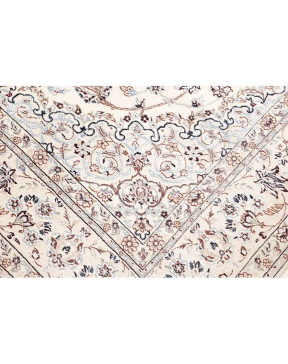 Tappeto Nain 9La Persia bianco grigio 210x332