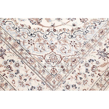 Tappeto Nain 9La Persia bianco grigio 210x332