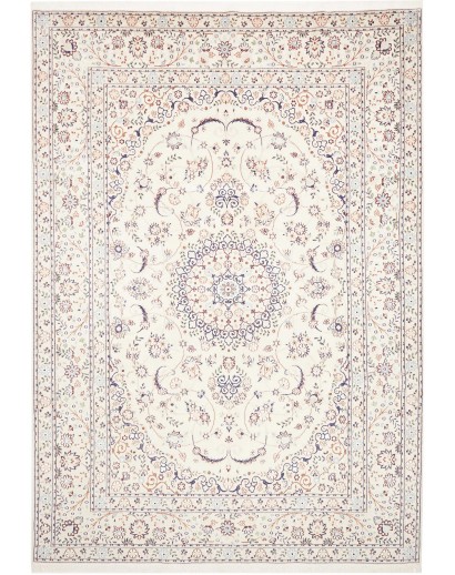 Tappeto Nain 9La Persia bianco marrone 210x307