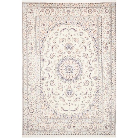 Tappeto Nain 9La Persia bianco marrone 210x307