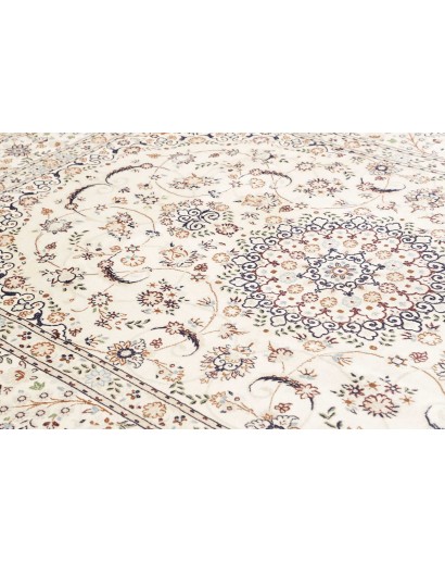 Tappeto Nain 9La Persia bianco marrone 210x307