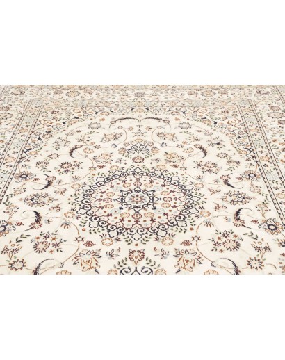 Tappeto Nain 9La Persia bianco marrone 210x307