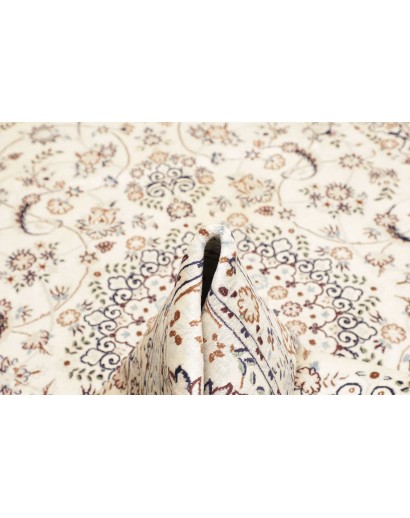 Tappeto Nain 9La Persia bianco marrone 210x307