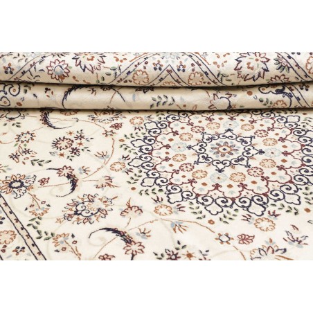 Tappeto Nain 9La Persia bianco marrone 210x307