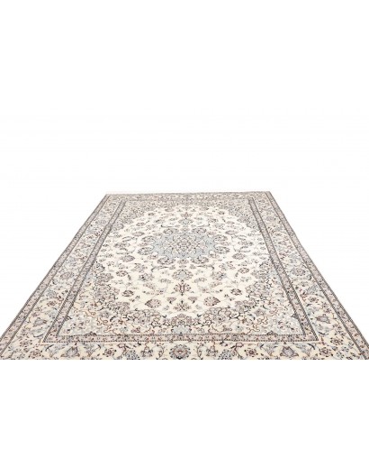 Tappeto Nain 9La Persia bianco grigio 200x312