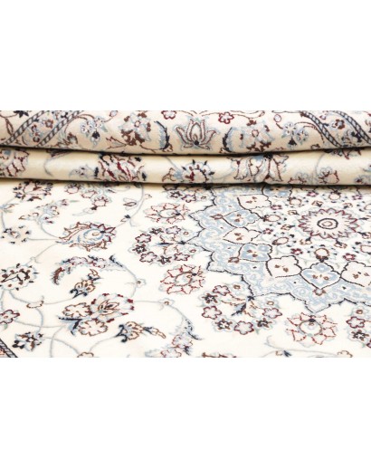 Tappeto Nain 9La Persia bianco grigio 200x312