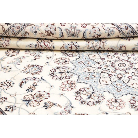 Tappeto Nain 9La Persia bianco grigio 200x312