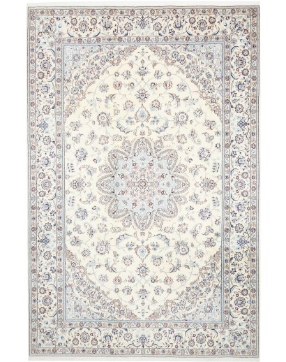 Tappeto Nain 9La Persia bianco grigio 202x306