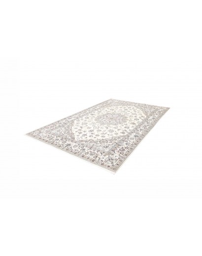 Tappeto Nain 9La Persia bianco grigio 202x306