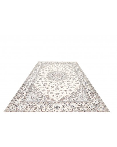 Tappeto Nain 9La Persia bianco grigio 202x306