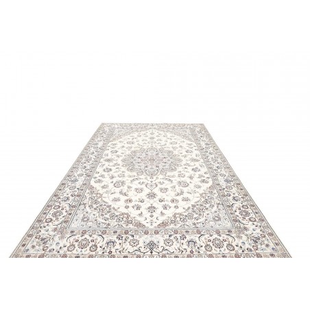 Tappeto Nain 9La Persia bianco grigio 202x306