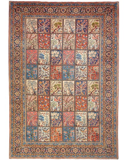 Tappeto Sarough Persia marrone grigio 240x350