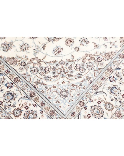 Tappeto Nain 9La Persia bianco grigio 202x306