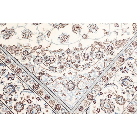 Tappeto Nain 9La Persia bianco grigio 202x306