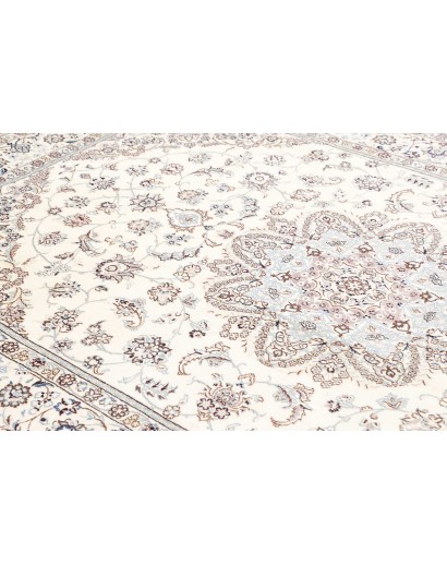 Tappeto Nain 9La Persia bianco grigio 202x306