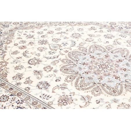 Tappeto Nain 9La Persia bianco grigio 202x306