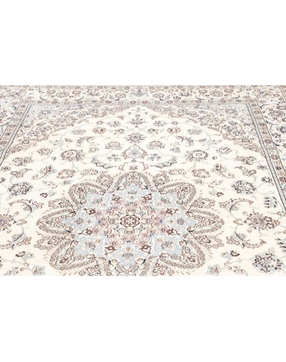 Tappeto Nain 9La Persia bianco grigio 202x306