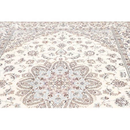 Tappeto Nain 9La Persia bianco grigio 202x306