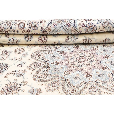 Tappeto Nain 9La Persia bianco grigio 202x306