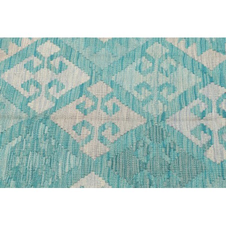 Tappeto Kilim Afghanistan bianco verde 95x142
