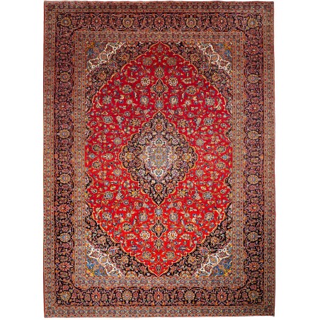 Tappeto Ardakan Persia marrone giallo 303x414