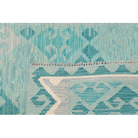 Tappeto Kilim Afghanistan beige blu 105x149