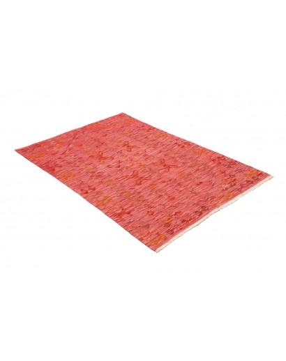 Tappeto Kilim Afghanistan rosso arancione 98x150