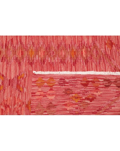 Tappeto Kilim Afghanistan rosso arancione 98x150