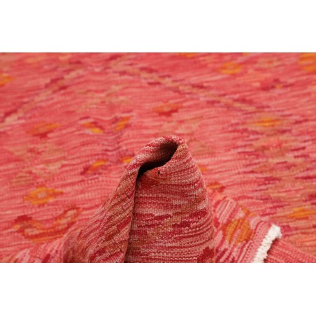 Tappeto Kilim Afghanistan rosso arancione 98x150