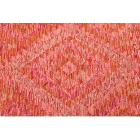 Tappeto Kilim Afghanistan rosso arancione 99x152