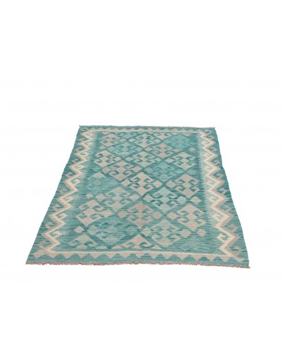 Tappeto Kilim Afghanistan beige verde 98x152