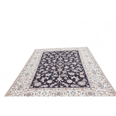 Tappeto Nain Kashmar Persia grigio 193x291