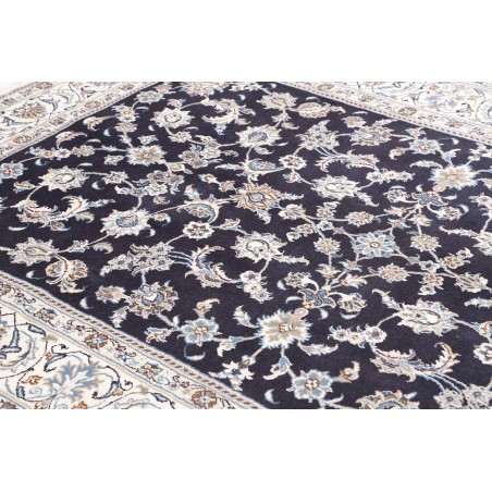 Tappeto Nain Kashmar Persia grigio 193x291