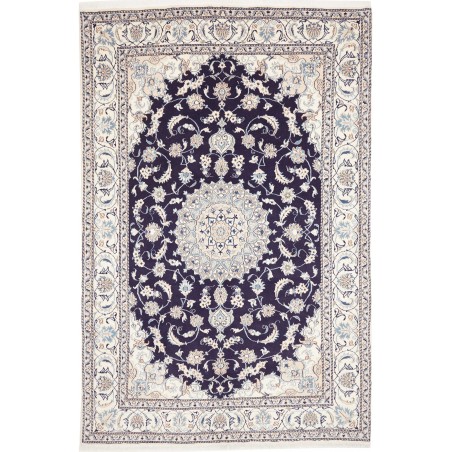 Tappeto Nain Kashmar Persia grigio 193x295