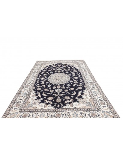 Tappeto Nain Kashmar Persia grigio 193x295
