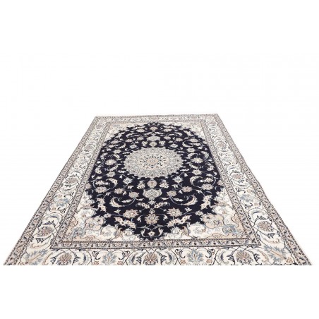 Tappeto Nain Kashmar Persia grigio 193x295