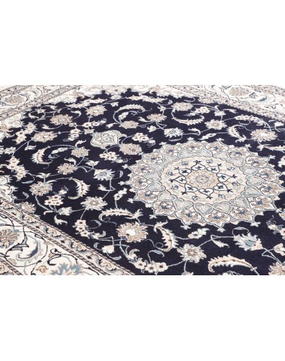 Tappeto Nain Kashmar Persia grigio 193x295