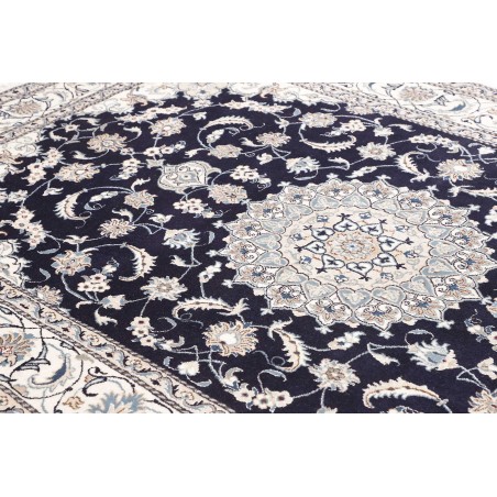 Tappeto Nain Kashmar Persia grigio 193x295