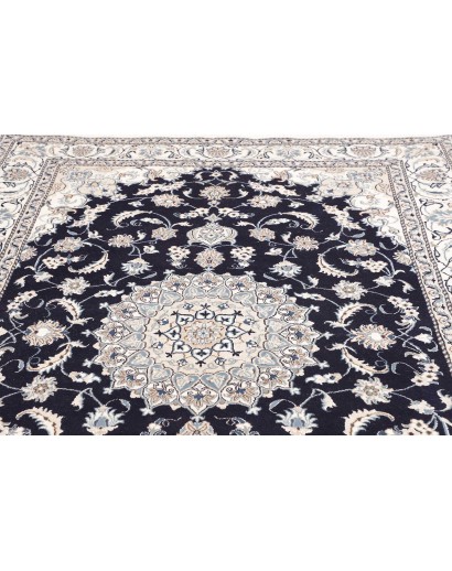 Tappeto Nain Kashmar Persia grigio 193x295
