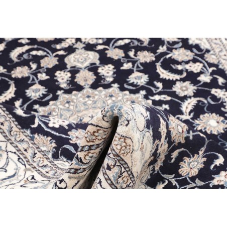 Tappeto Nain Kashmar Persia grigio 193x295