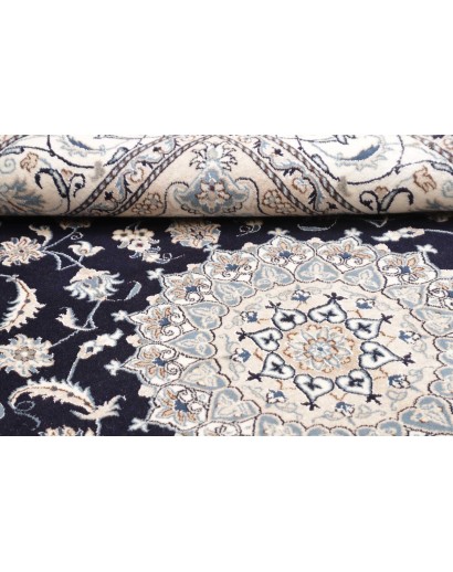 Tappeto Nain Kashmar Persia grigio 193x295