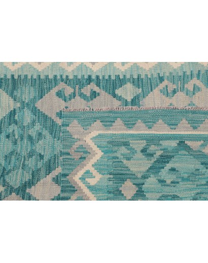 Tappeto Kilim Afghanistan beige verde 98x152