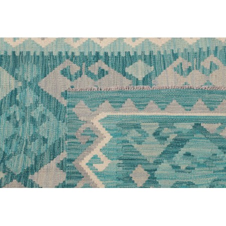 Tappeto Kilim Afghanistan beige verde 98x152