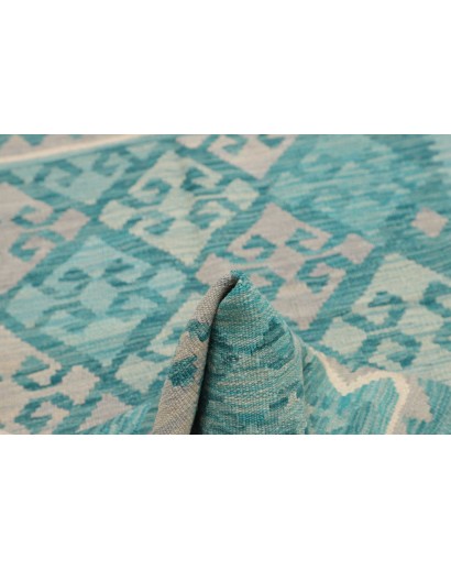 Tappeto Kilim Afghanistan beige verde 98x152