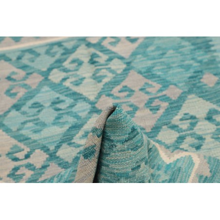 Tappeto Kilim Afghanistan beige verde 98x152